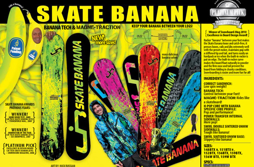 metaal omzeilen aftrekken Snowboard Review: 09-10 Lib Tech Skate Banana BTX – Shayboarder.com