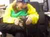 Shay trying new boots